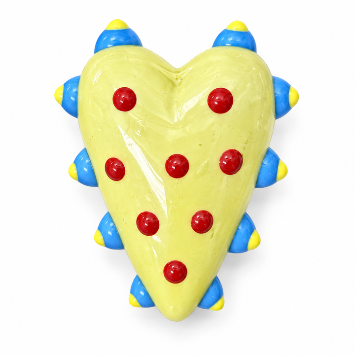 Hand Painted Heart Spacer