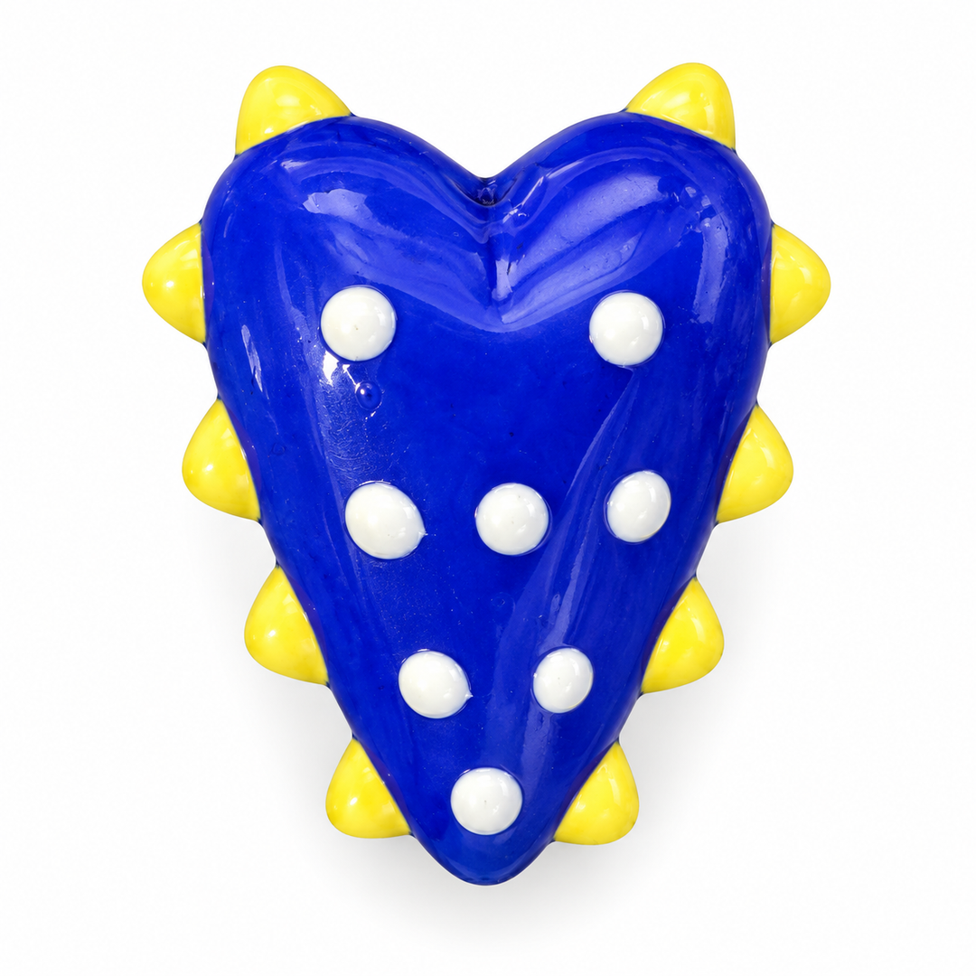 Hand Painted Heart Spacer