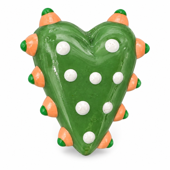 Hand Painted Heart Spacer