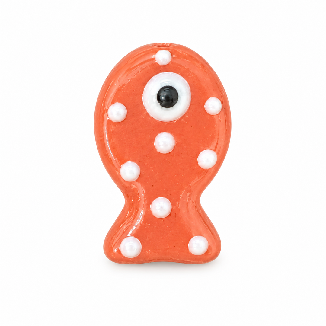 Hand Painted Fish Spacer