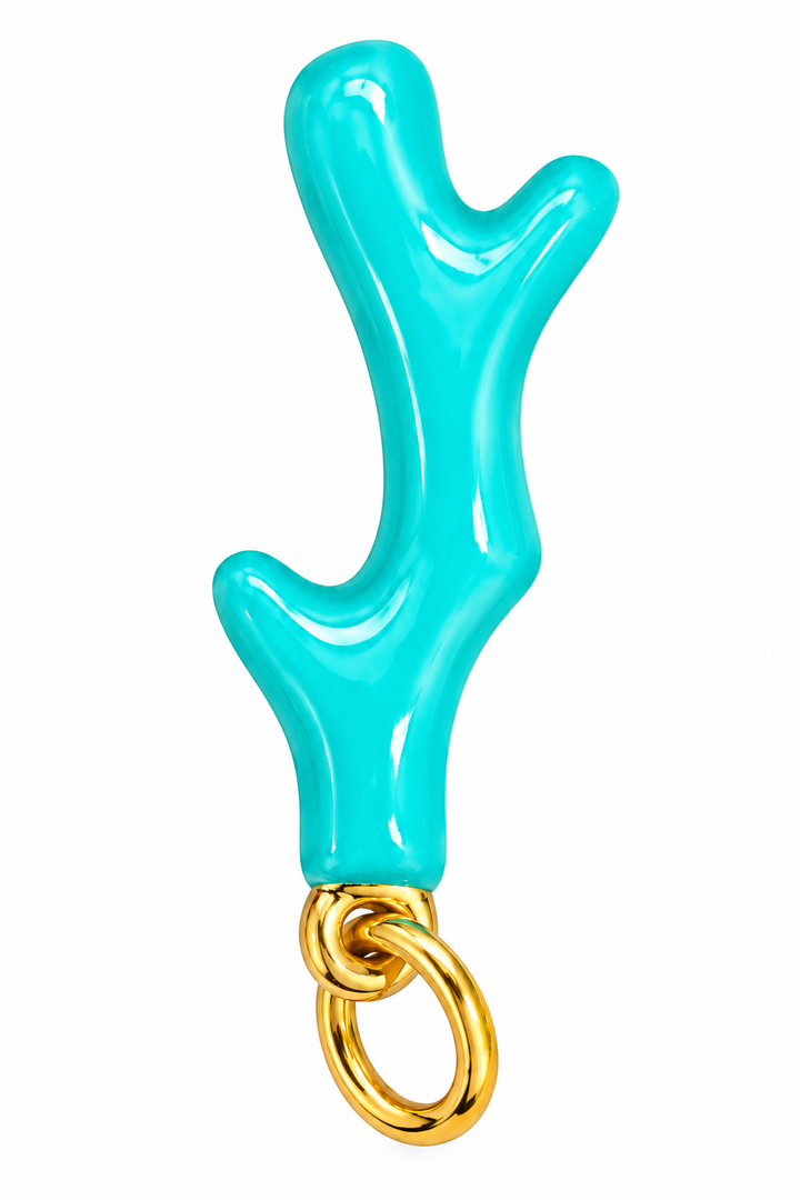 Small Coral Charm