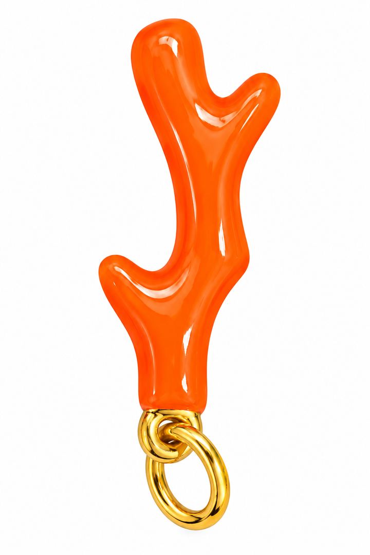 Small Coral Charm