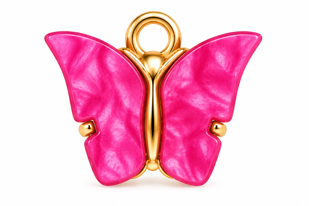 Resin Butterfly Pendant