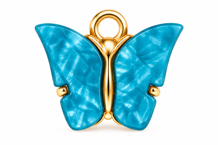 Resin Butterfly Pendant
