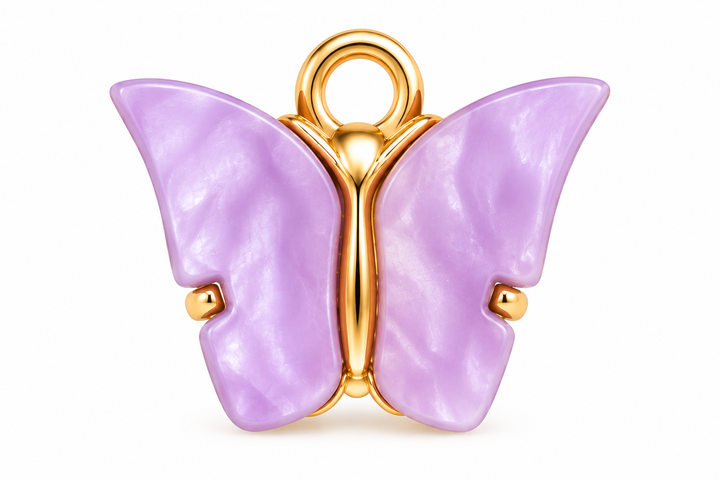 Resin Butterfly Pendant