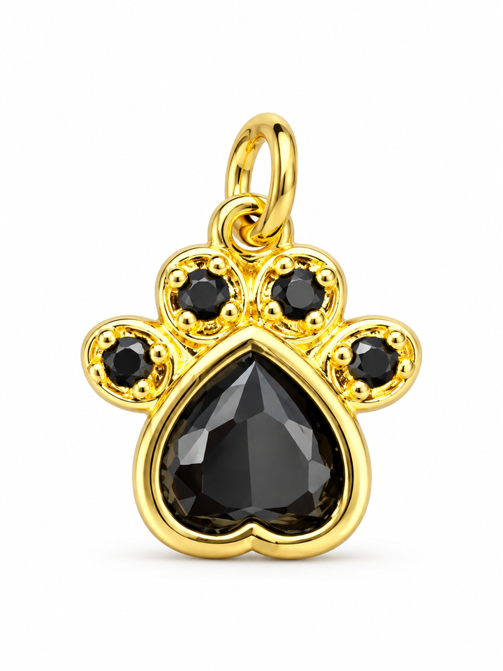 Crystal Paw Charm