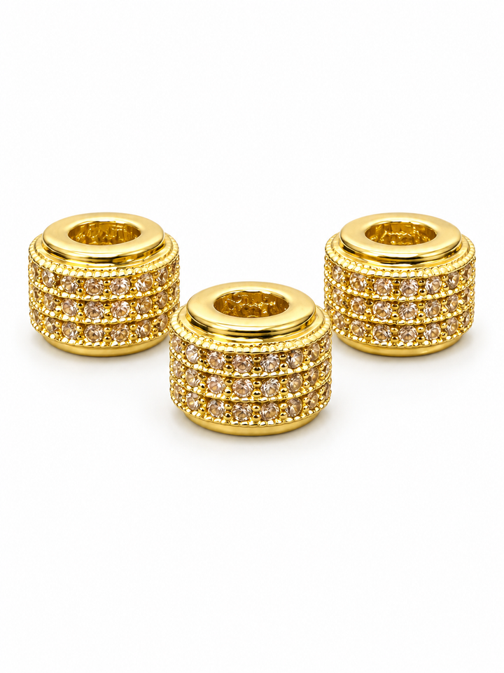Micro Pave Donut Spacer