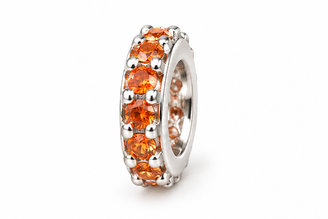 Micro Pave Small Donut Spacer