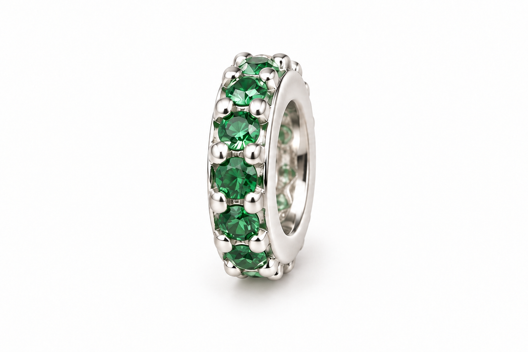 Micro Pave Small Donut Spacer