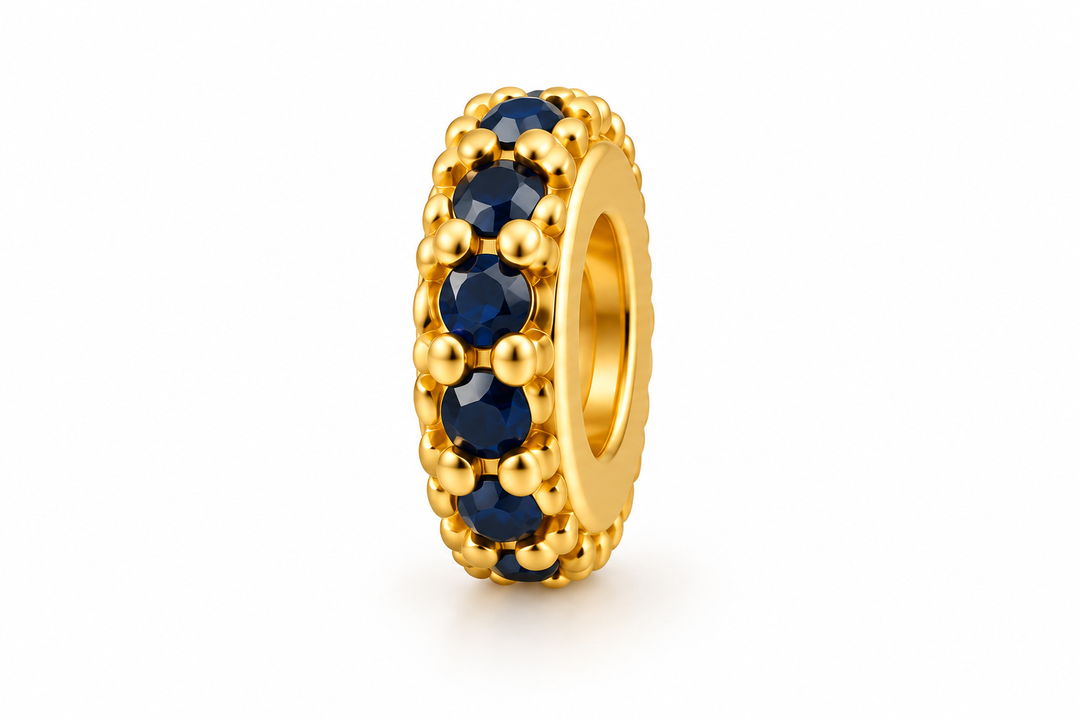 Micro Pave Small Donut Spacer
