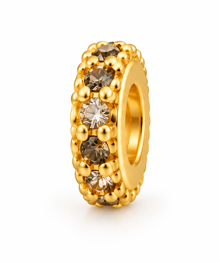 Micro Pave Small Donut Spacer