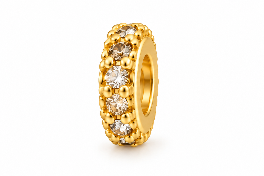 Micro Pave Small Donut Spacer
