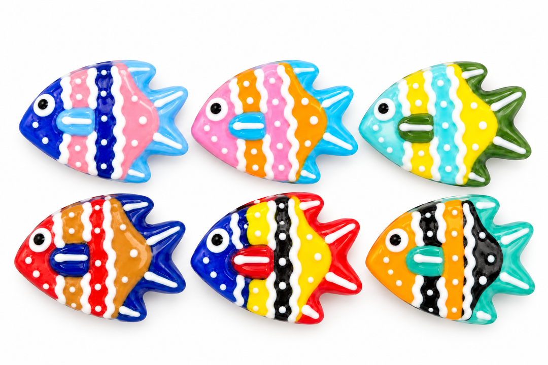 Hand Painted Fish Spacer
