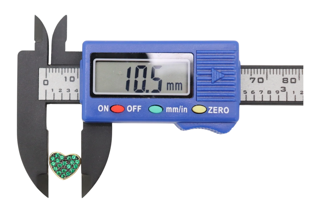 Micropave Slider Heart Spacer