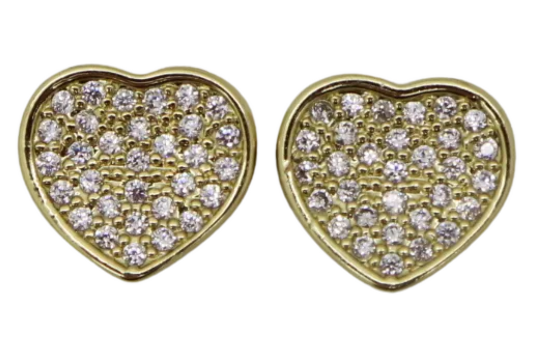 Micropave Slider Heart Spacer