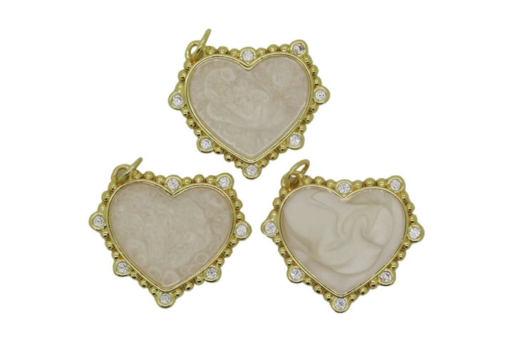 Resin Enamel Heart