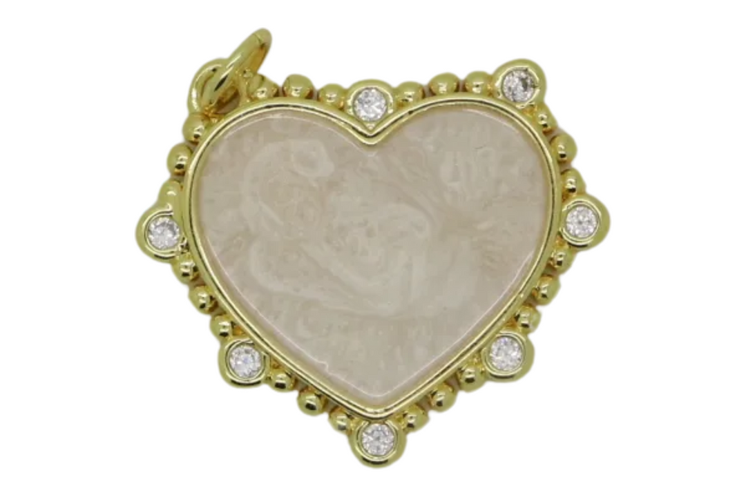 Resin Enamel Heart