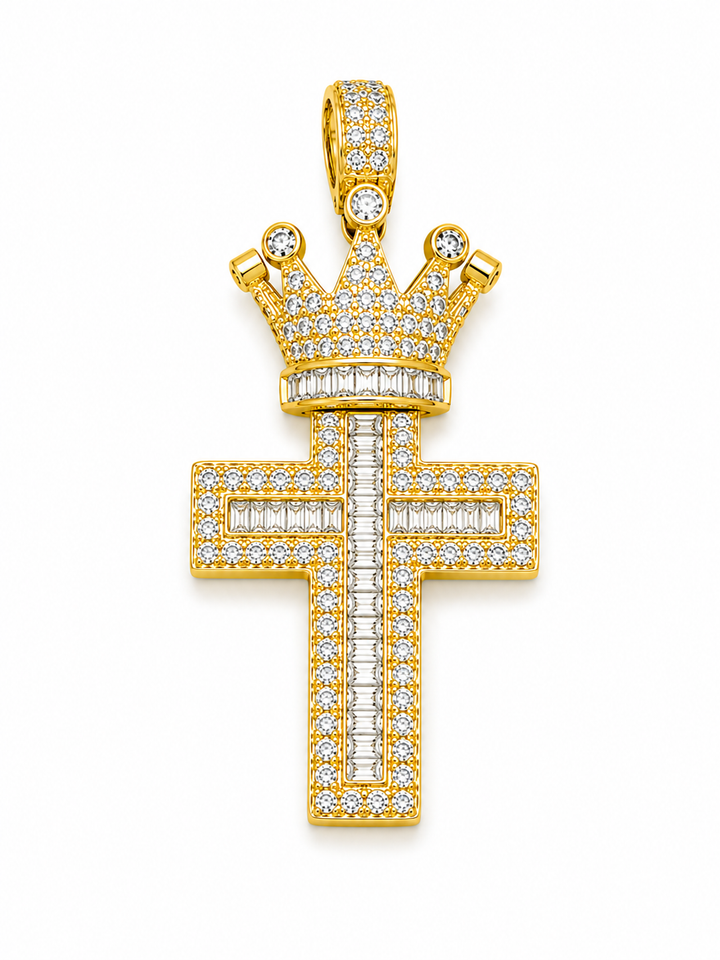 Large Micro Pave Cross