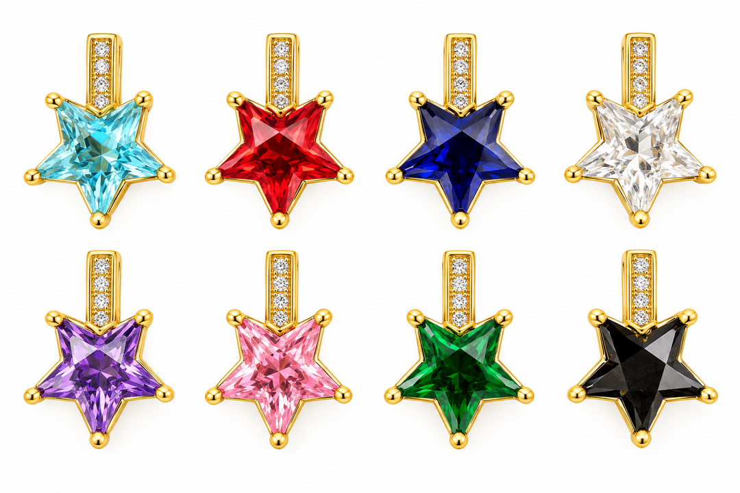 Crystal Star Charm