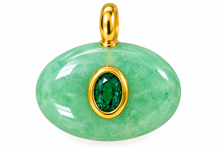 Oval Stone Pendants