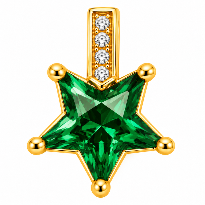 Crystal Star Charm