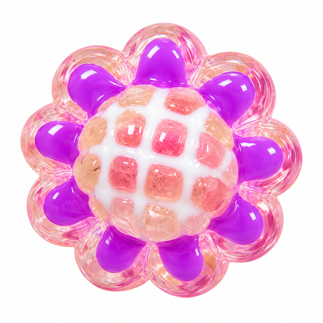 Hand Painted Flower Spacer