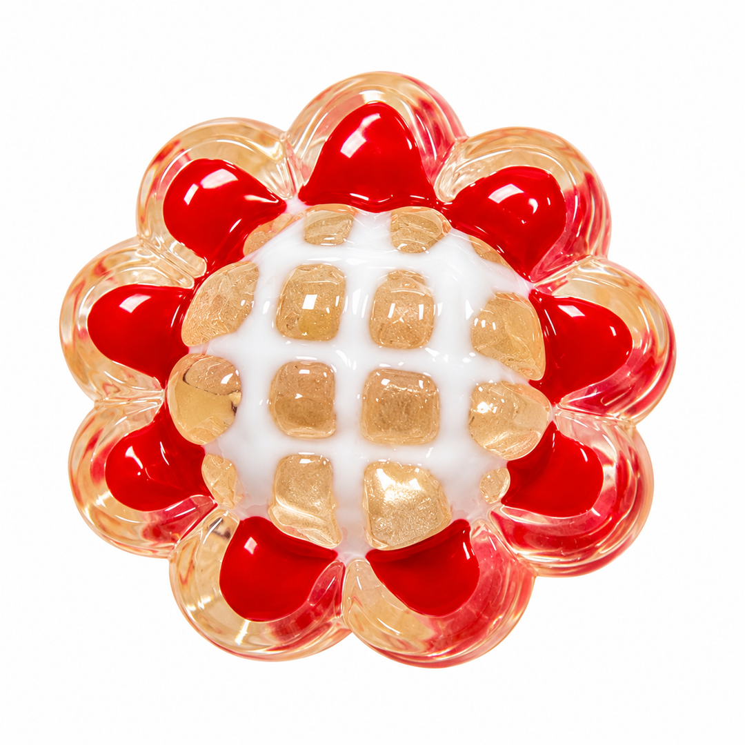 Hand Painted Flower Spacer