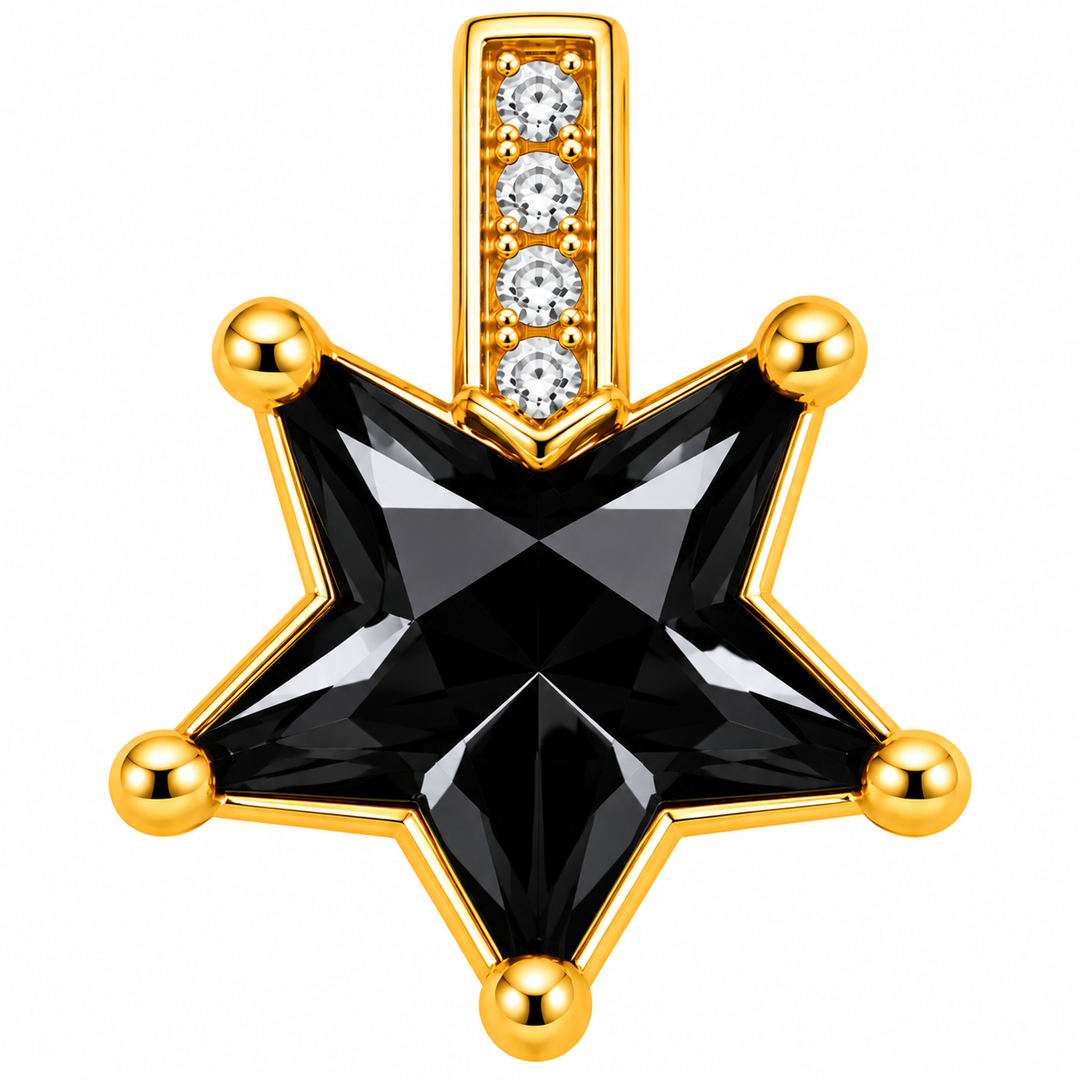 Crystal Star Charm