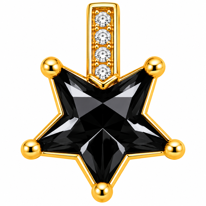 Crystal Star Charm