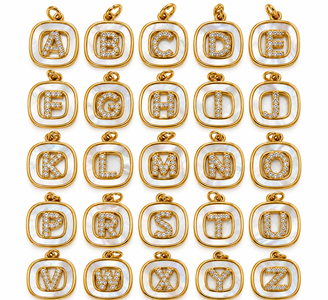 Mother Of Pearl Letters
