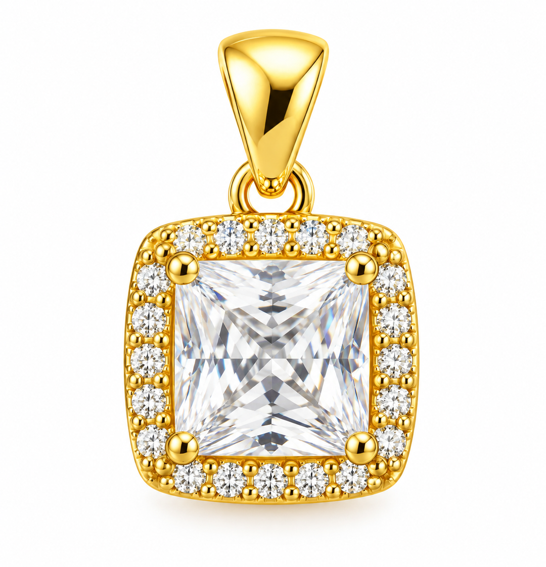 Crystal Square Charm
