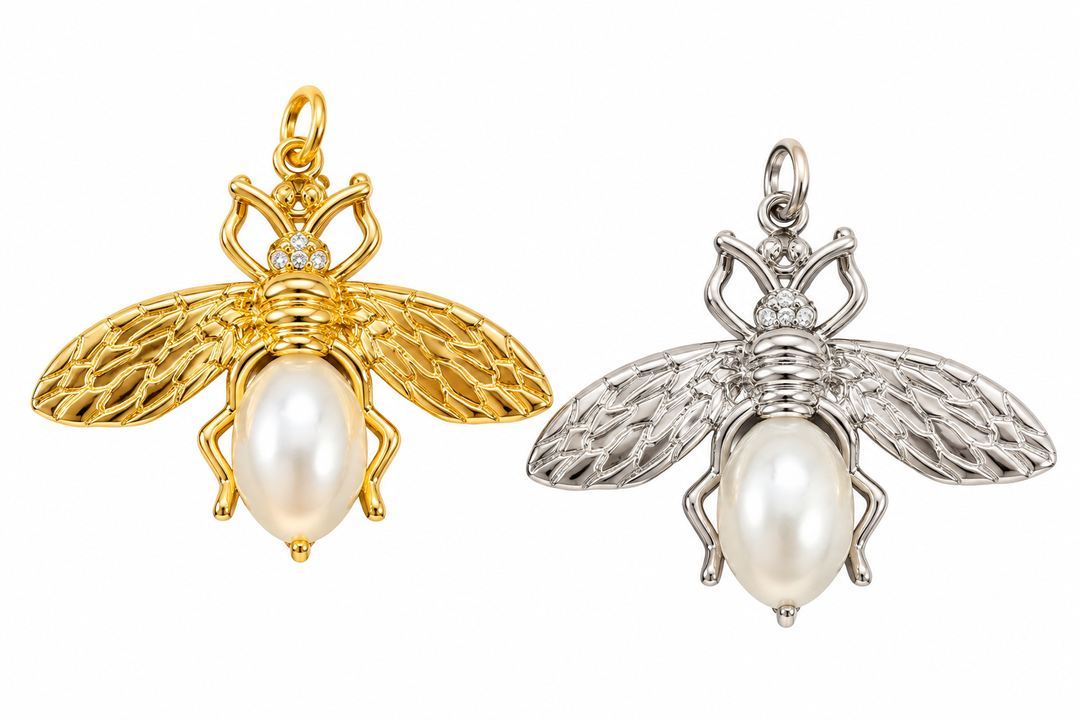 Pearl Bee Pendant