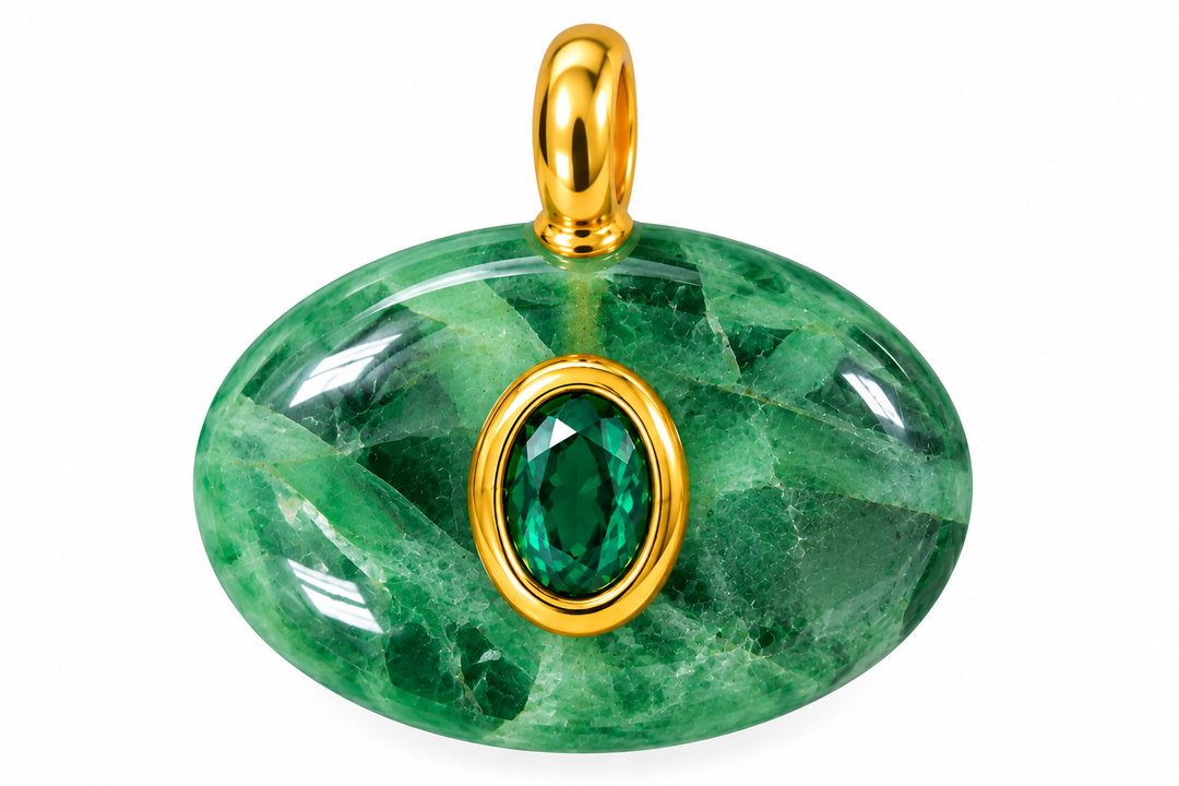 Oval Stone Pendants