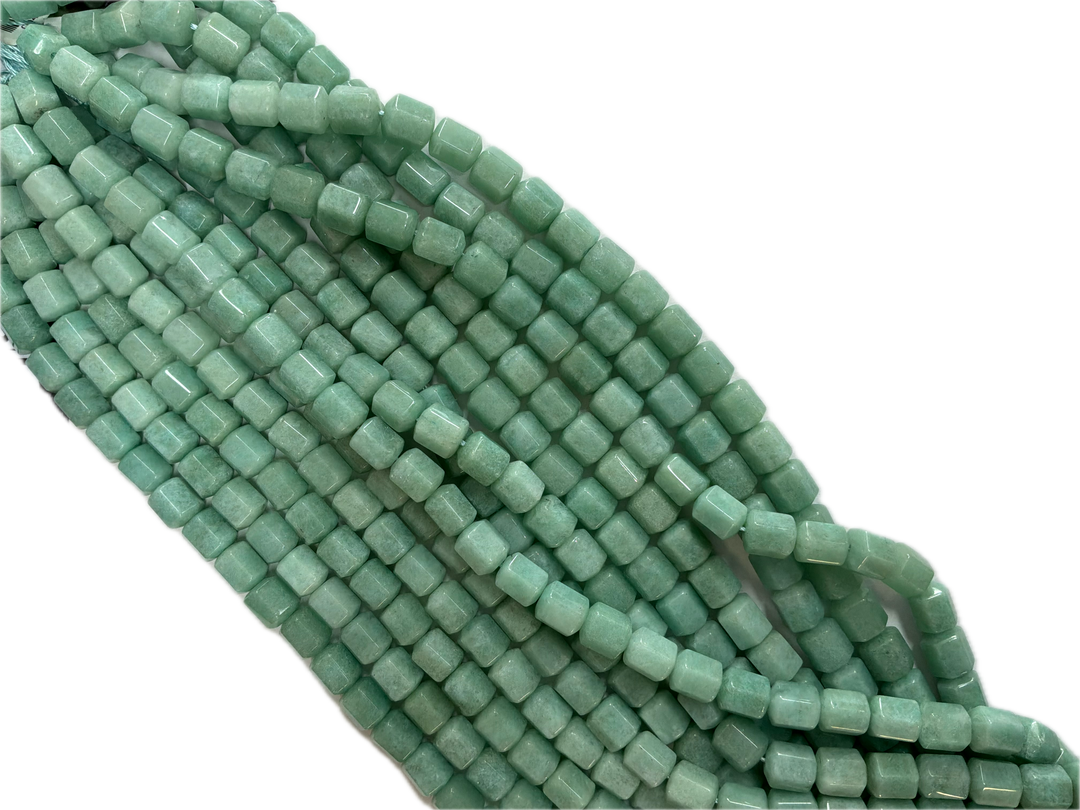 Faceted Quartz Barrel