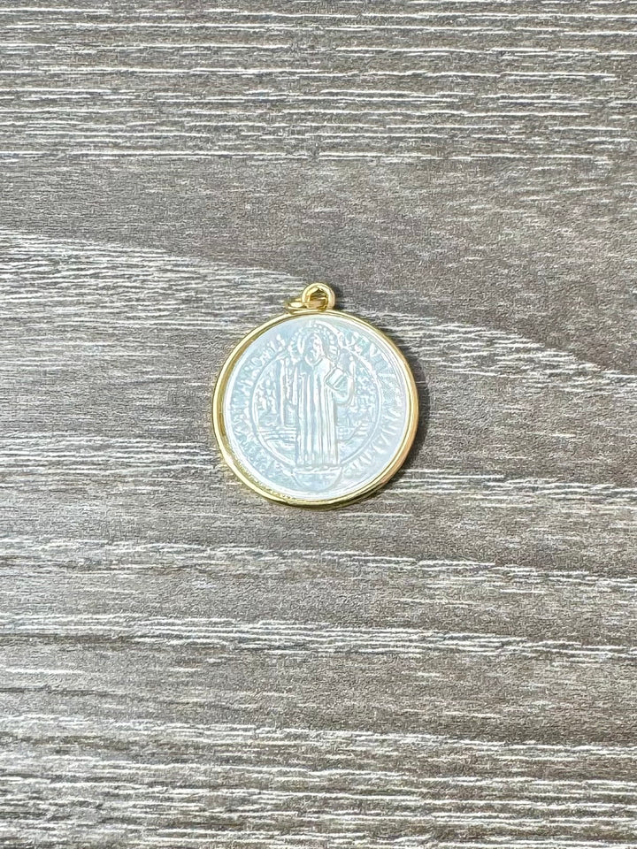 Religious Mother of Pearl Pendant