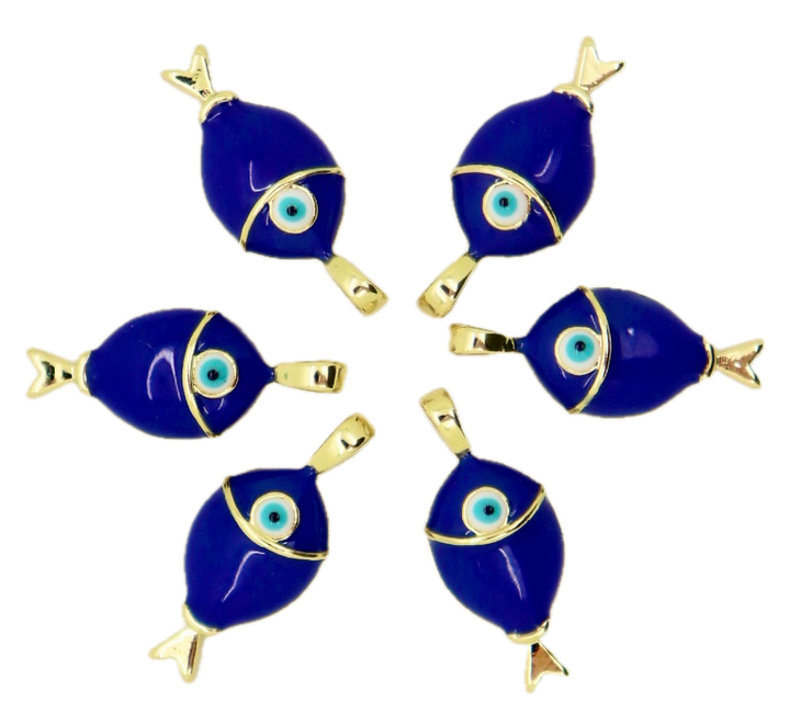 Evil Eye Fish Charm