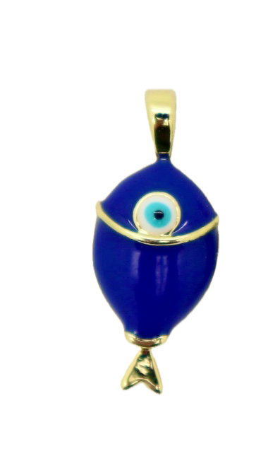 Evil Eye Fish Charm
