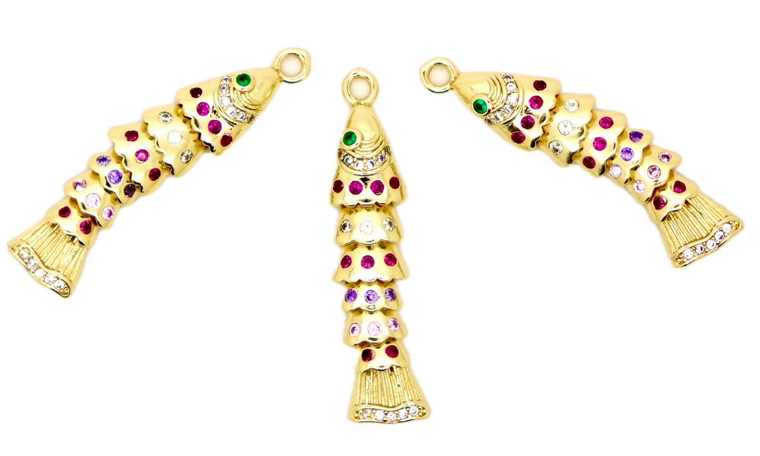 Large Moving Fish pendant