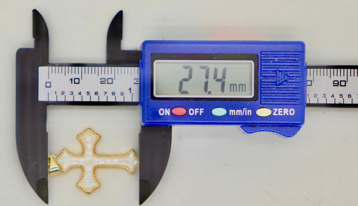 Mother Of Pearl Cross Pendant