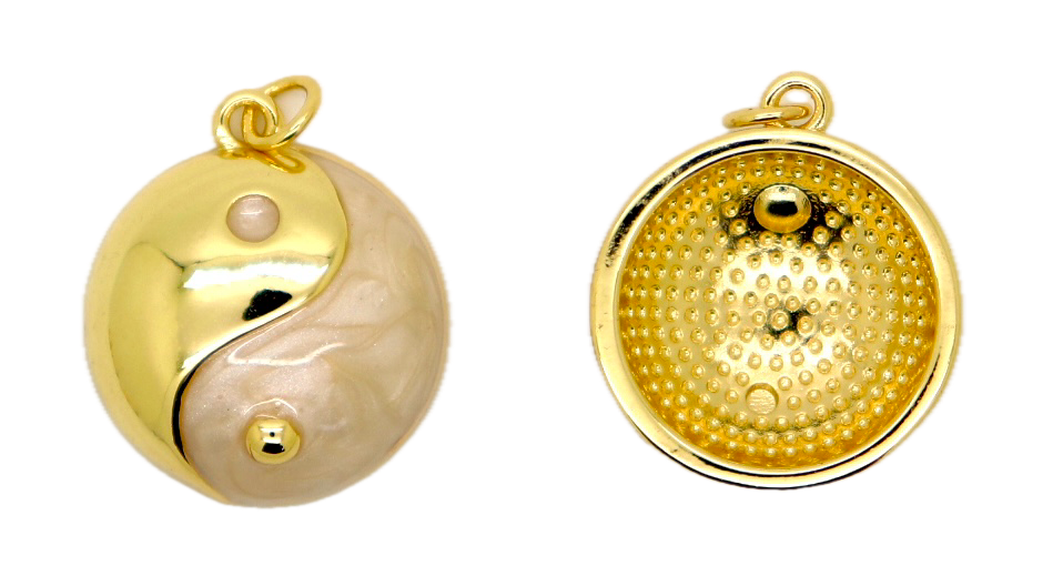 Pearl Yin & Yang Pendant