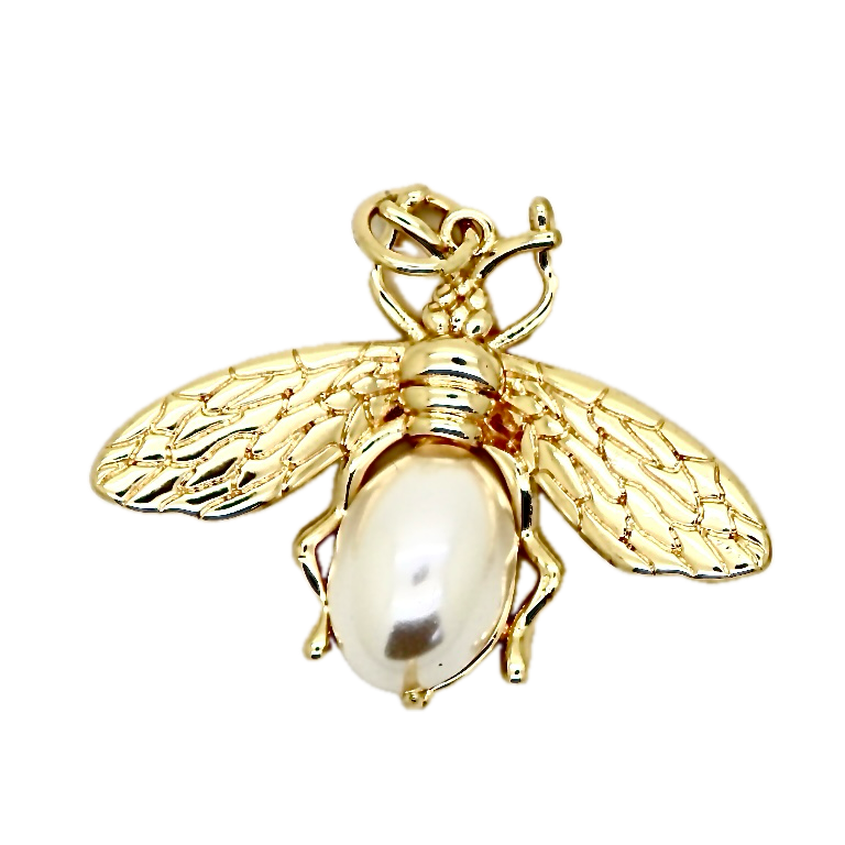 Pearl Bee Pendant
