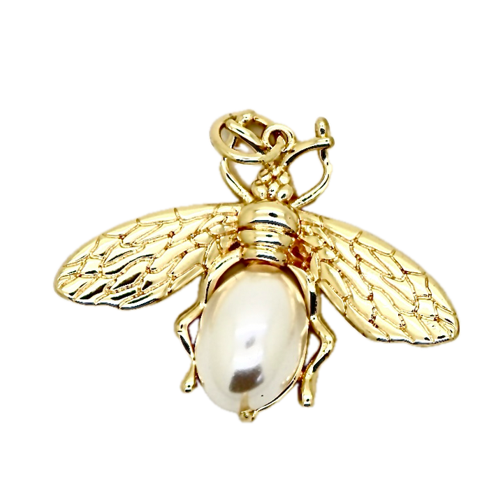 Pearl Bee Pendant