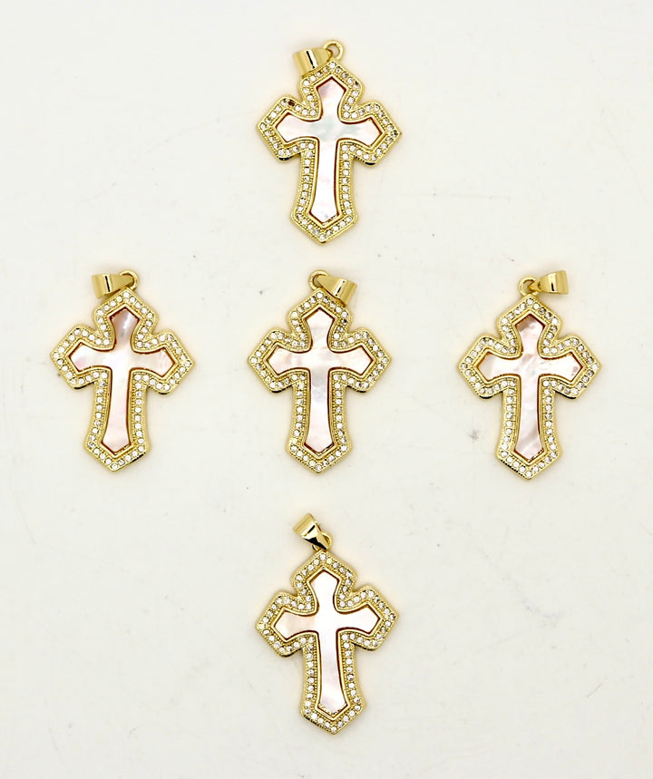 Mother Of Pearl Cross pendant
