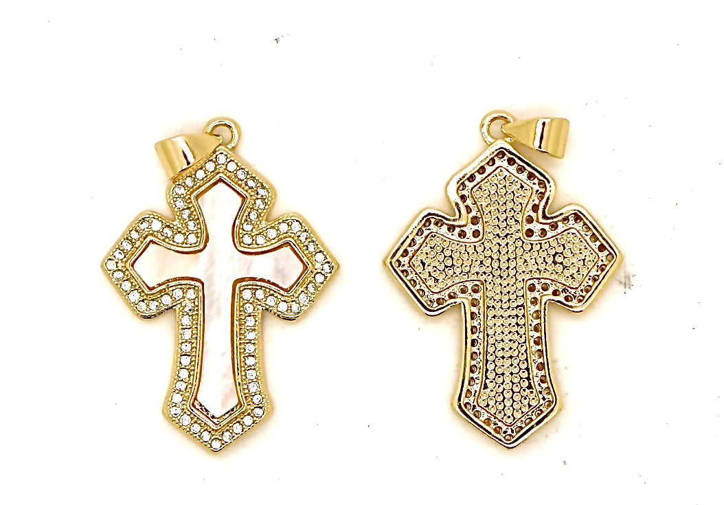 Mother Of Pearl Cross pendant