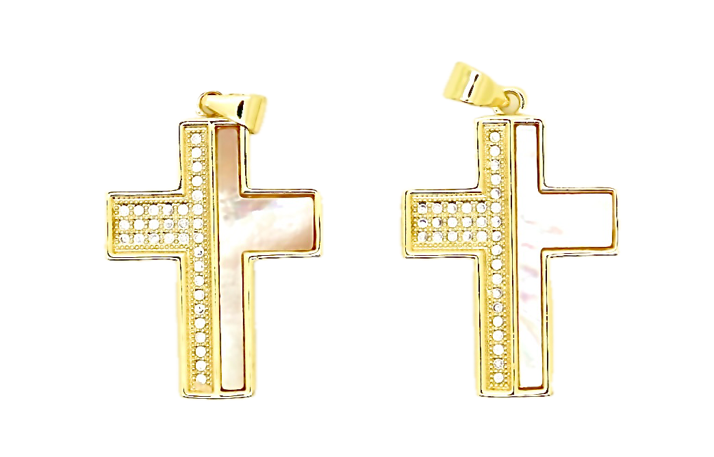 Mother Of Pearl cross Pendant