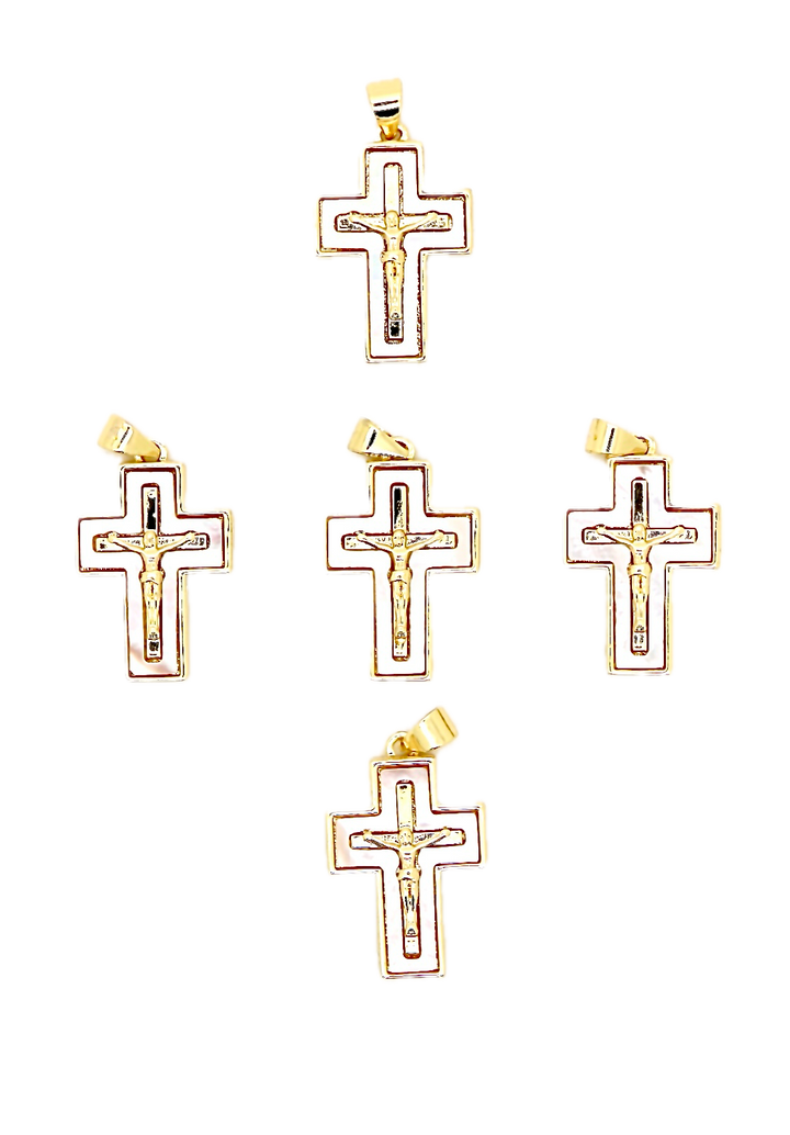 Mother Of Pearl Cross Pendant