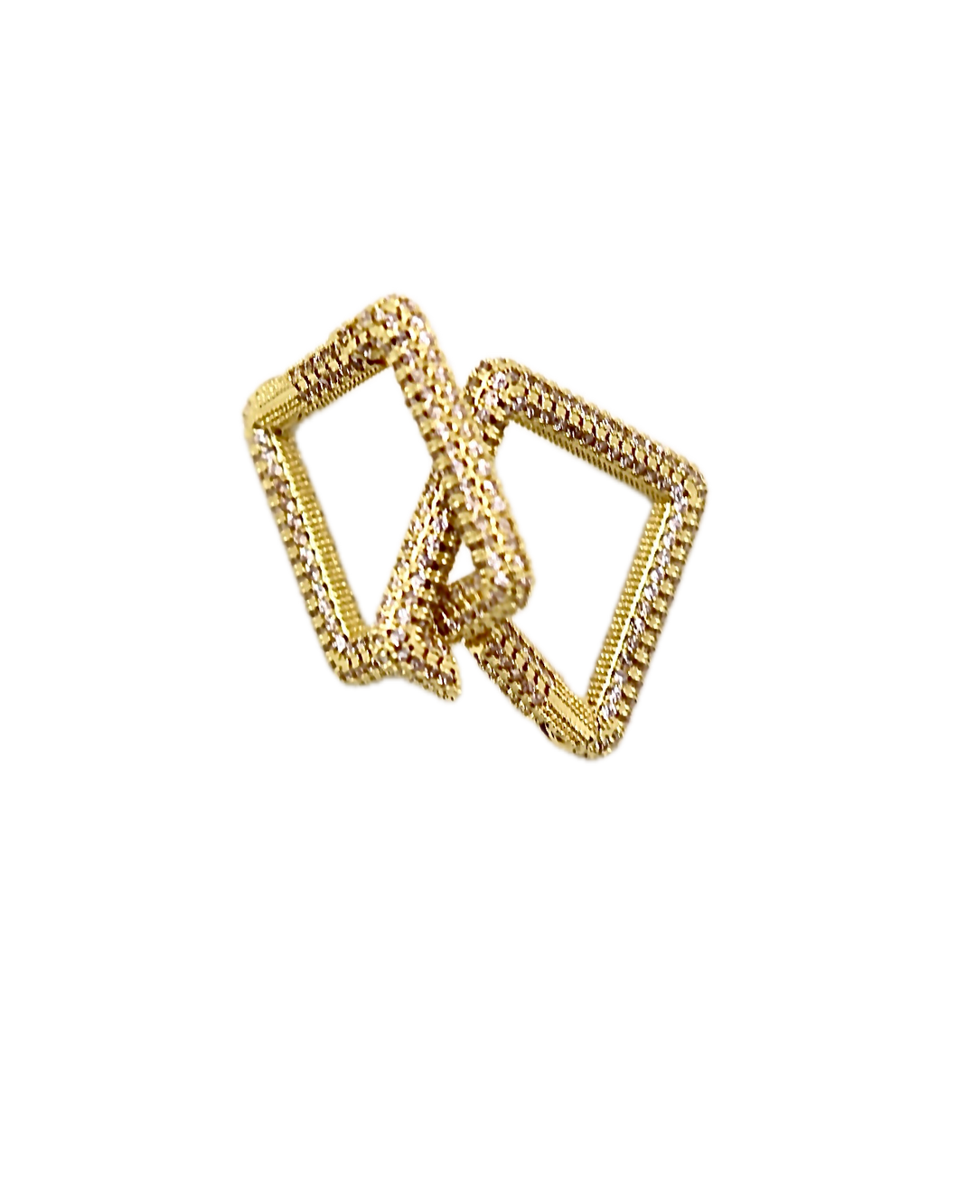 Carabiner Micro Pave Clasp