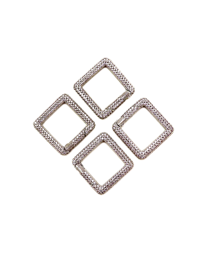 Carabiner Micro Pave Clasp