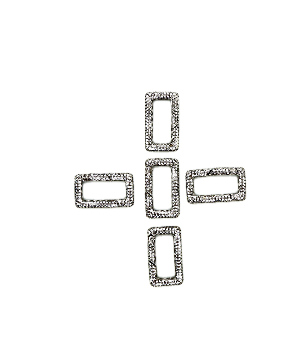 Carabiner Micro pave Clasp