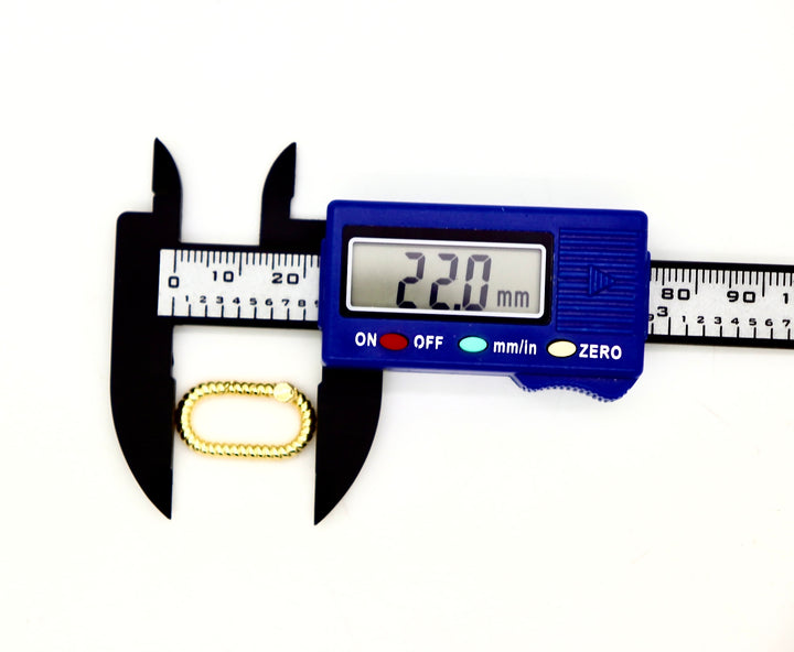 Textured Carabiner Clasp